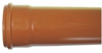 TUYAU EGOUT D.110 - 3m (le mètre) orange