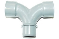 COUDE DOUBLE PARALLELE PVC 50 90° MF
