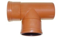 TE EGOUT 90° FFM D125 orange