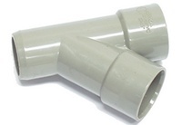 TE PVC 110 45° gris