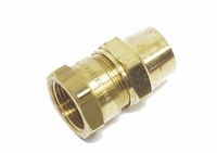 RACCORD BICONE GAZ DROIT 3/4F X 18